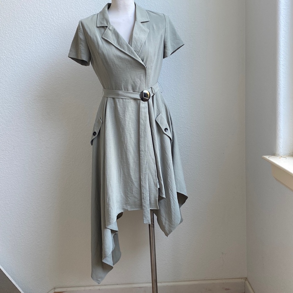 Chriselle x J.O.A Asymmetrical Dress